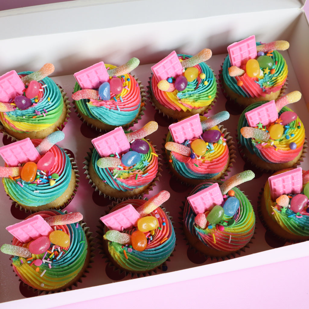 Rainbow Cupcakes